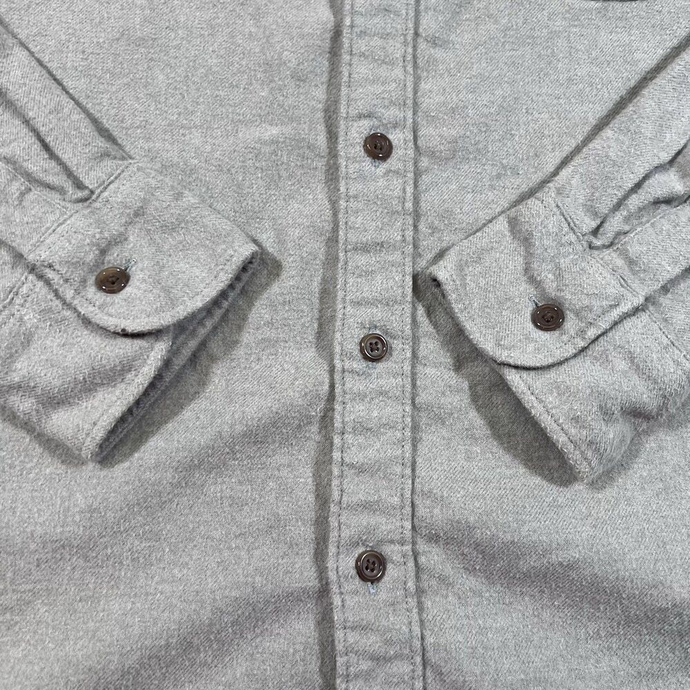 J. Crew Chamois Style Brushed Cotton Button Up Shirt Slim Fit Men's Medium - Picture 3 of 8
